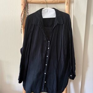 Sigrid Olsen Black Swim Coverup